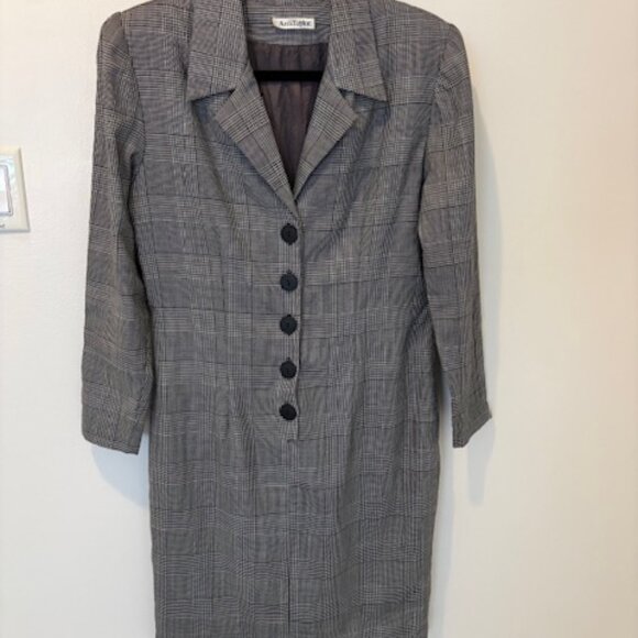Tweed Long Sleeve Blazer Mini Dress - Picture 1 of 2